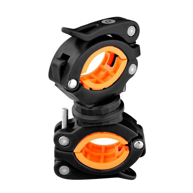 Giá đỡ đèn ghi đông xe đạp xoay 360° tháo nhanh