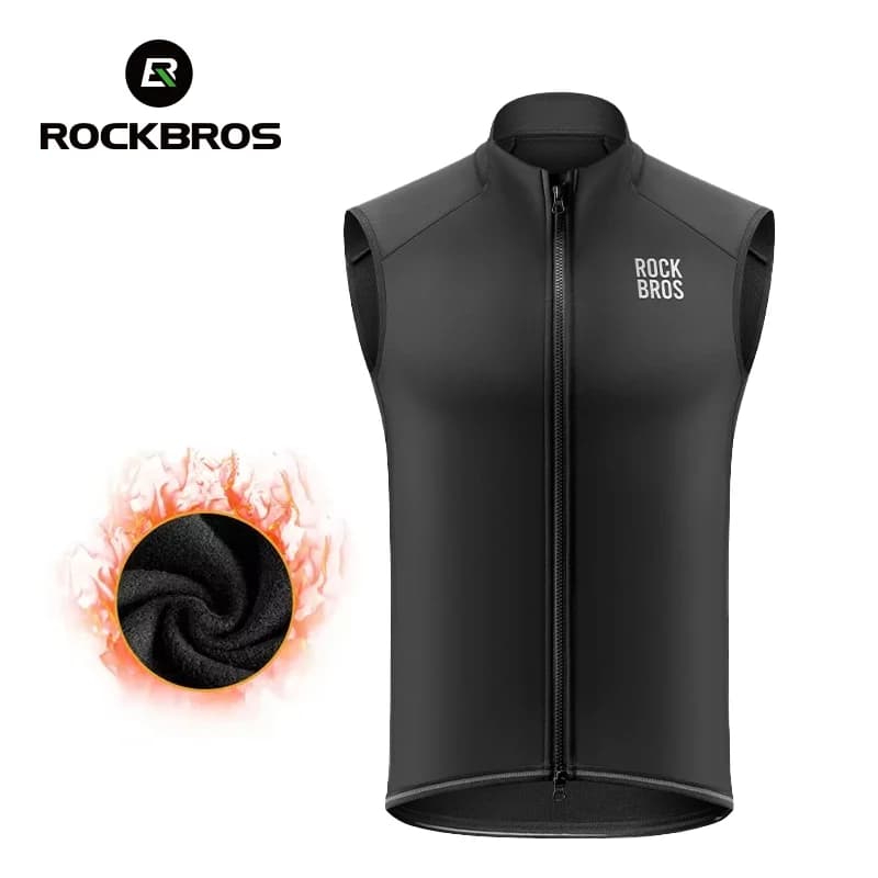 Áo Ghi Lê Đạp Xe Fleece Chống Gió Mùa Đông